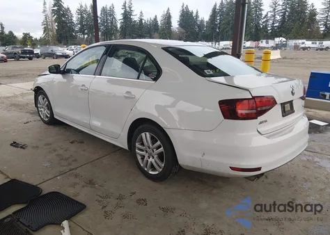2017 Volkswagen Jetta 1.4T S z USA, uszkodzony, nr VIN 3VW2B7AJXHM313162